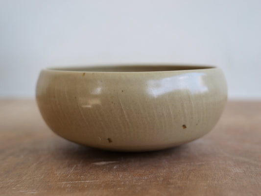 Beige speckled bowl