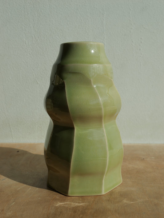Green spiral vase 3